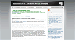 Desktop Screenshot of mountainbike-forum.net