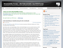 Tablet Screenshot of mountainbike-forum.net